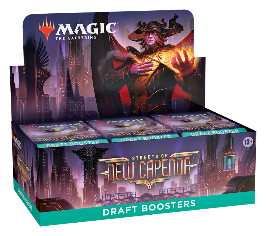 MTGSNC_EN_BstrDspBx_Drft_01_01 Magic the Gathering: Streets of New Capenna: Draft Booster Box