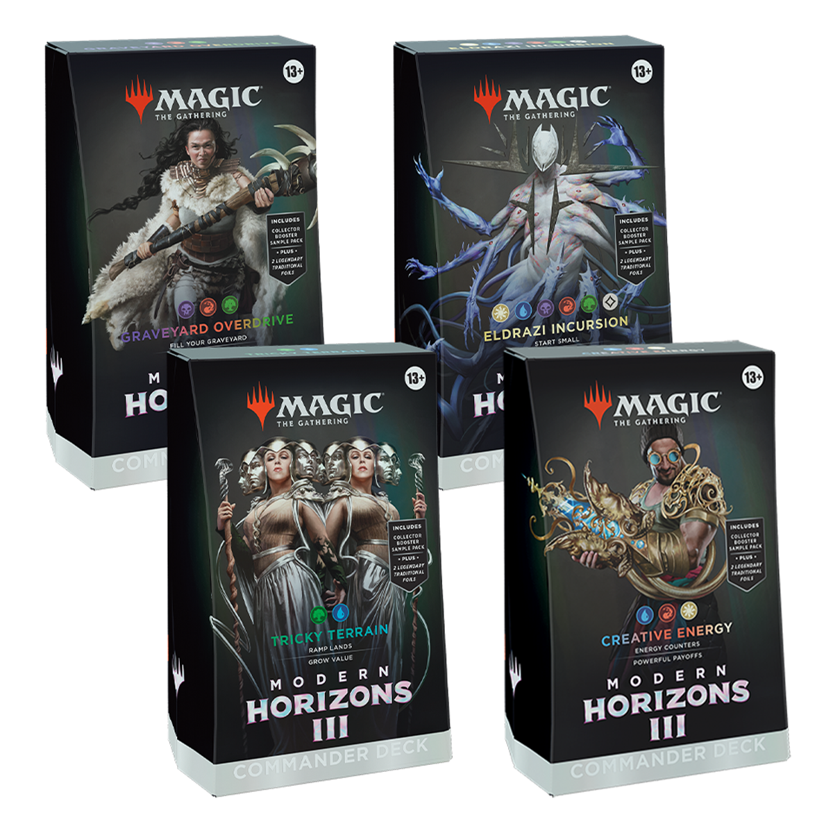 Modern_Horizons_III_Group_Shot_0fd1b1aa-5461-4e5b-95ba-dcb3c9ccb1ca Magic The Gathering: Modern Horizons 3: Commander Decks