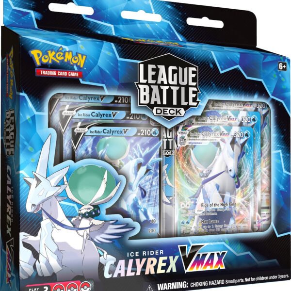 Pokemon TCG: Ice Rider/Shadow Rider Calyrex Vmax League Battle Deck