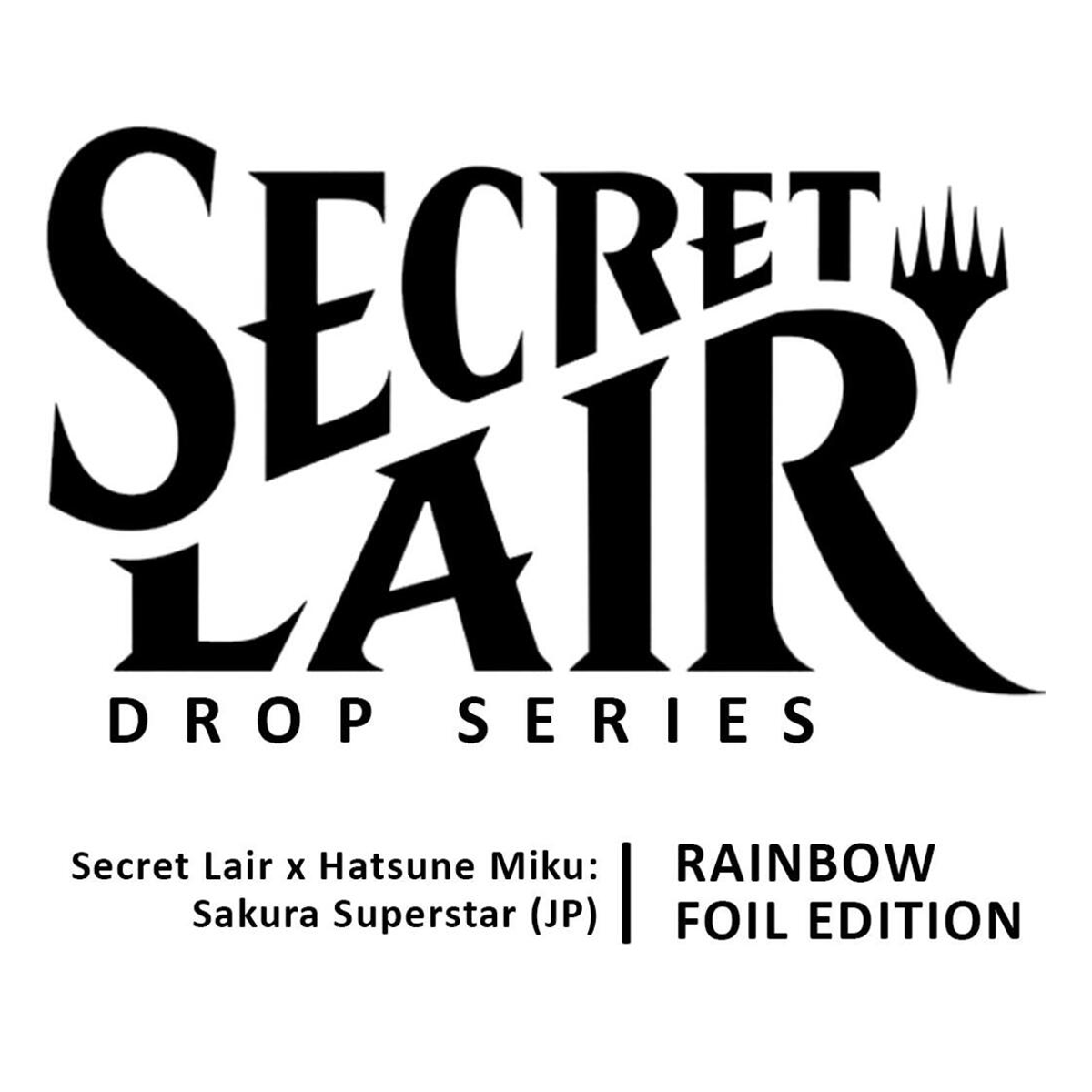 SakuraSuperstarJP Magic the Gathering: Secret Lair x Hatsune Miku: Sakura Superstar - Rainbow Foil Edition (JP)