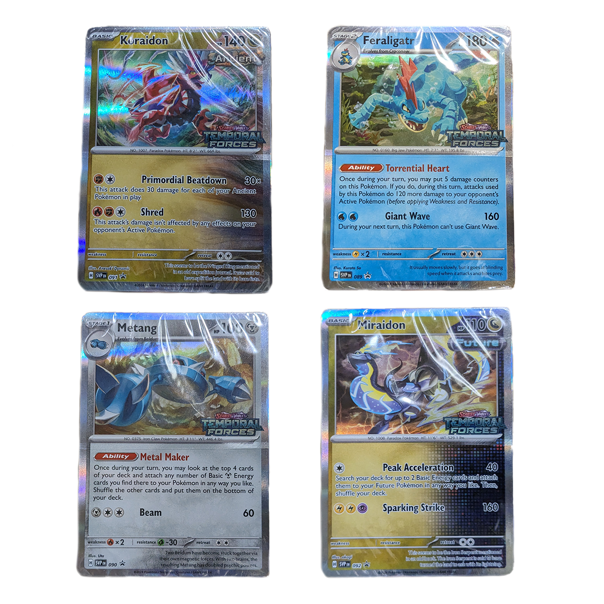 TemporalForces-AllFour_4f379822-a536-458f-8c6b-c875c105ca91 Pokémon TCG: Temporal Forces: Sealed Promo Decks