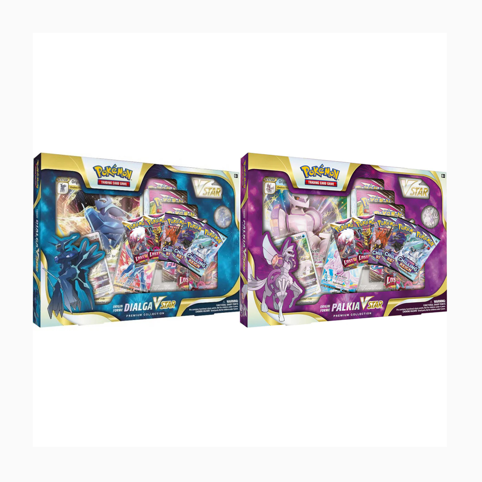 x24 Pokemon TCG: Origin Forme Palkia/ Origin Forme Dialga VSTAR Premium Collection CASE